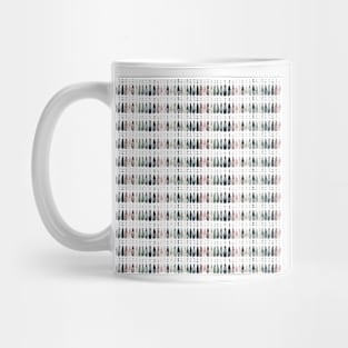 Teardrops Stripes in Light Neutrals by MarcyBrennanArt Mug